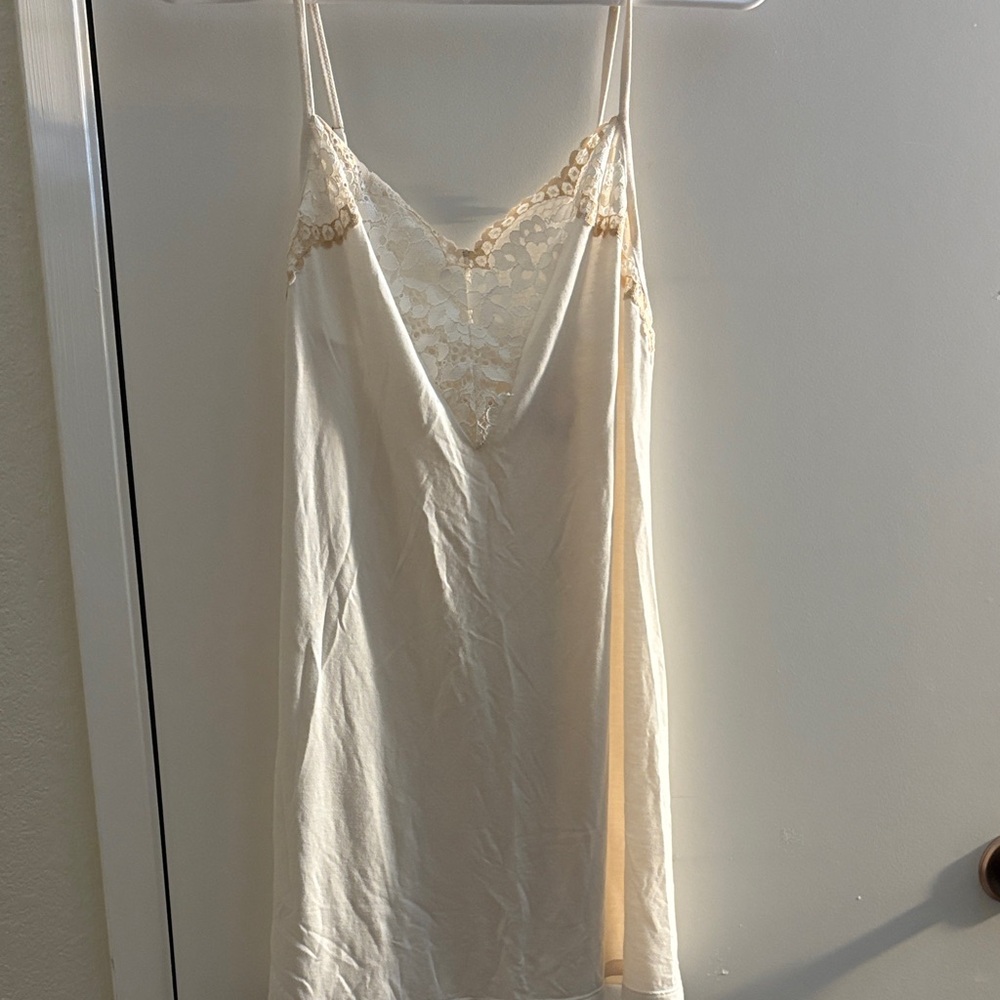 Victoria's Secret Cream Lace Slip